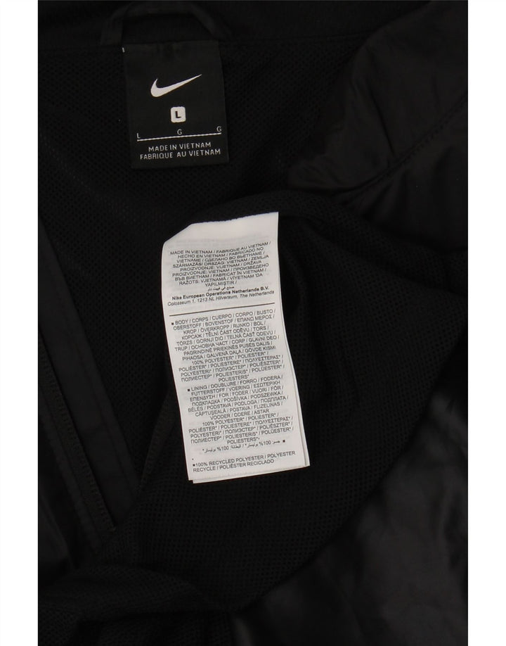 Nike træningsdragt til mænd, topjakke, stor sort polyester
