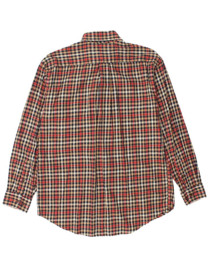 TOMMY HILFIGER Mens Flannel Shirt Medium Multicoloured Check Cotton