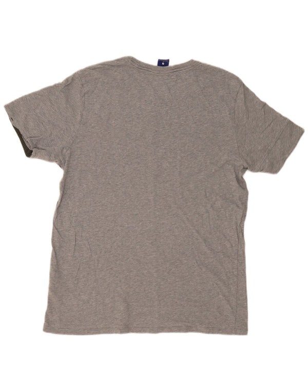 Nike grafisk T-shirt top til mænd, stor grå camouflage bomuld