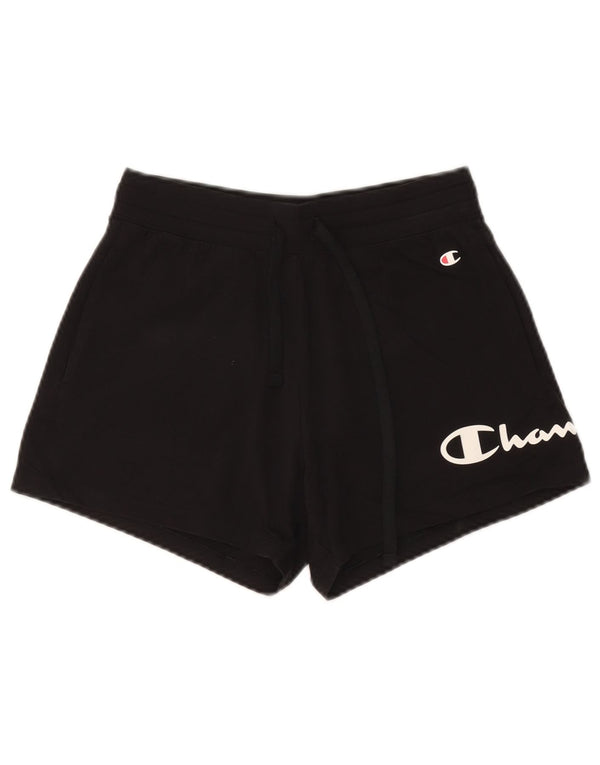 Champion kvinders grafiske sportsshorts UK 12 Medium Black