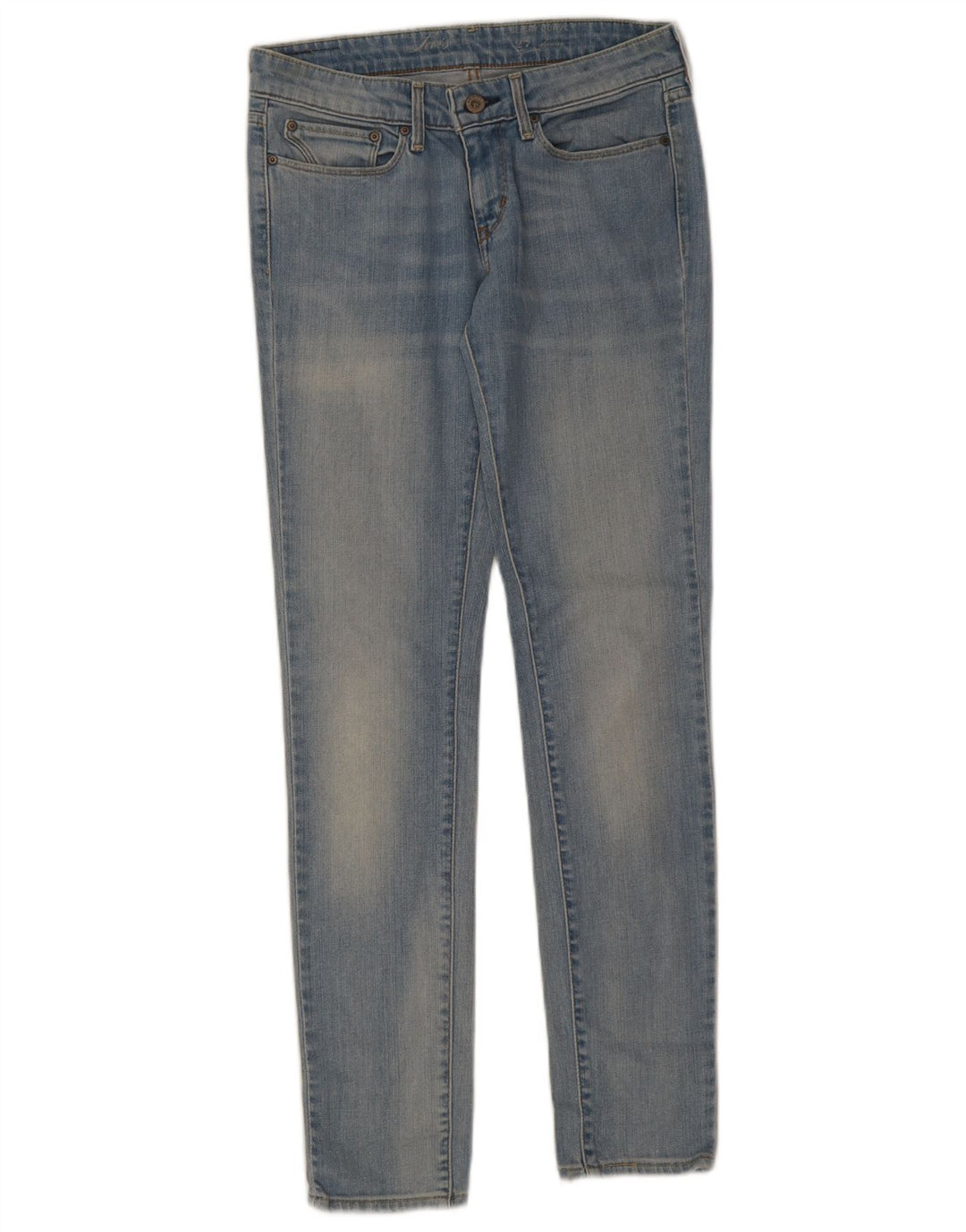 Levi's skinny jeans til kvinder W27 L32 blå bomuld