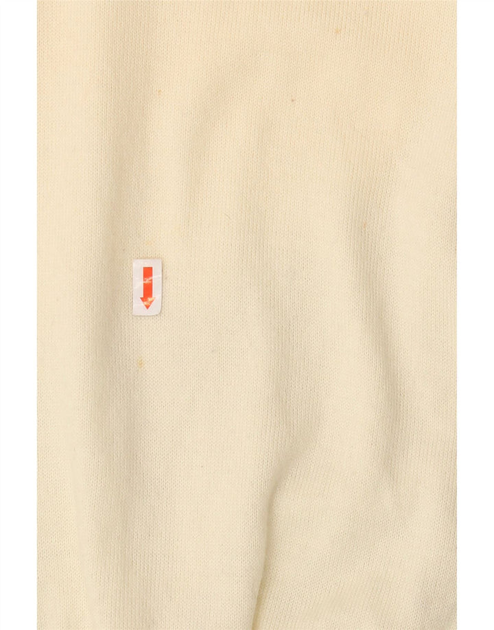 VINTAGE Herre V-hals sweater IT 50 Medium Flerfarvet Colourblock