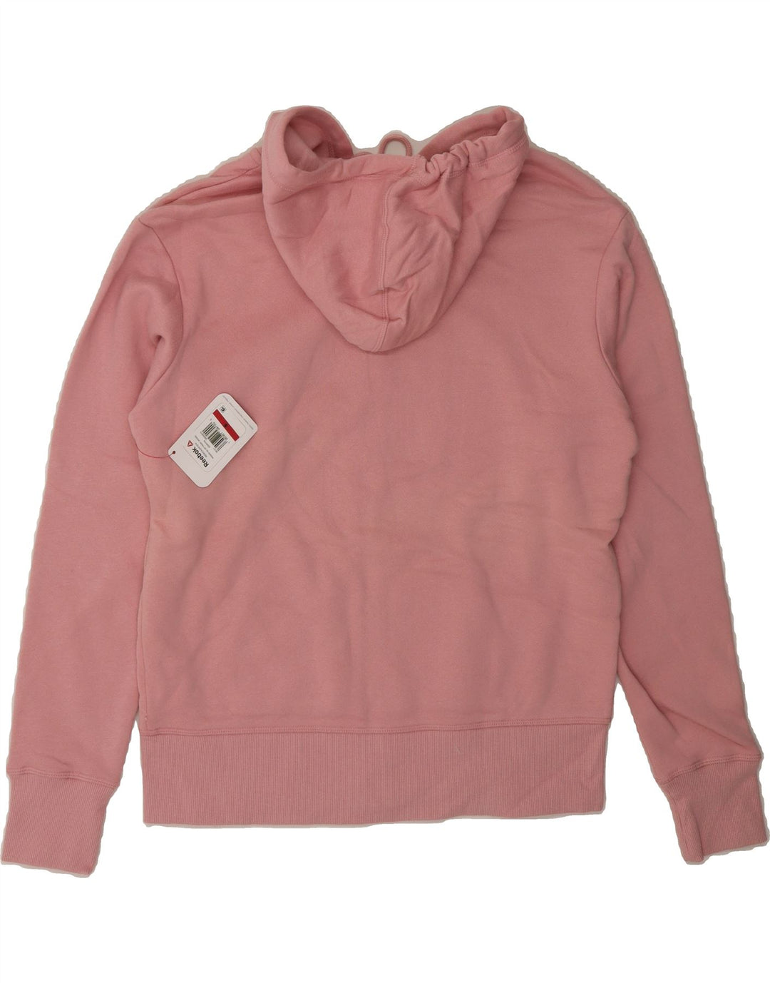 REEBOK Mens Zip Hoodie Sweater Small Pink Cotton Vintage Reebok and Second-Hand Reebok from Messina Hembry 