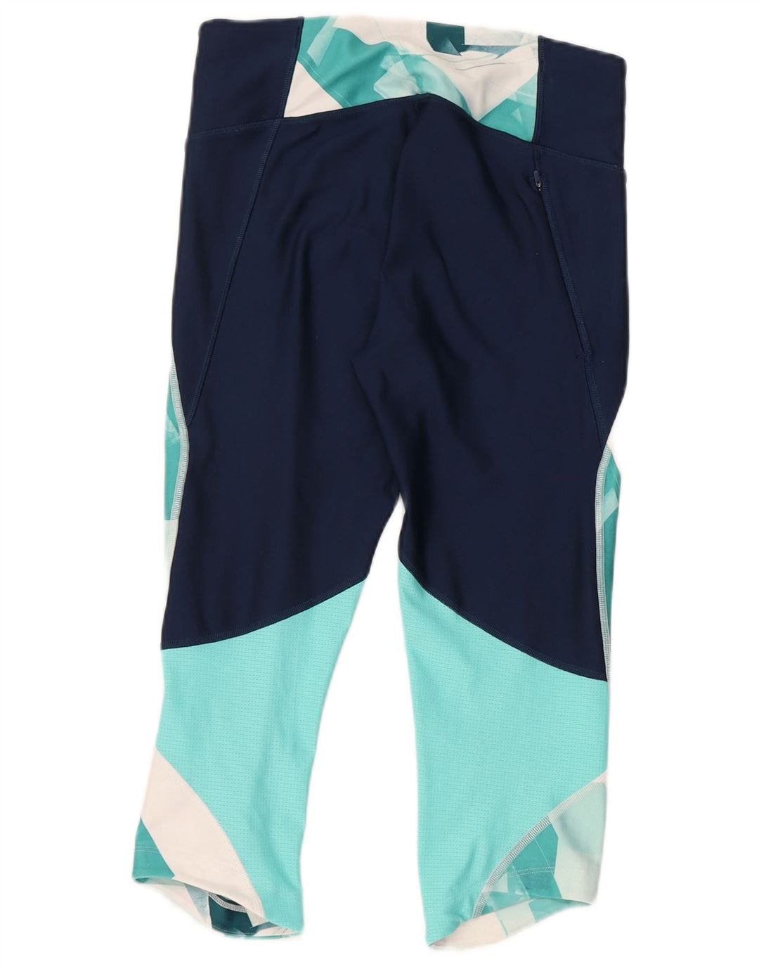Under Armour Compression Leggings til kvinder UK 12 Medium Turkis Geometric