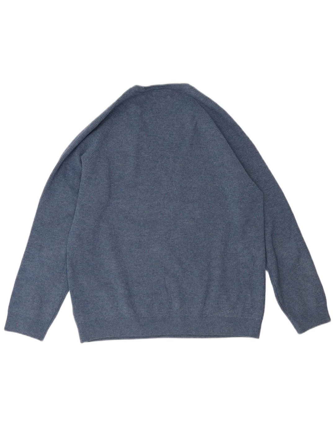 Marks & Spencer Herre sweater med rund hals XL blå polyester