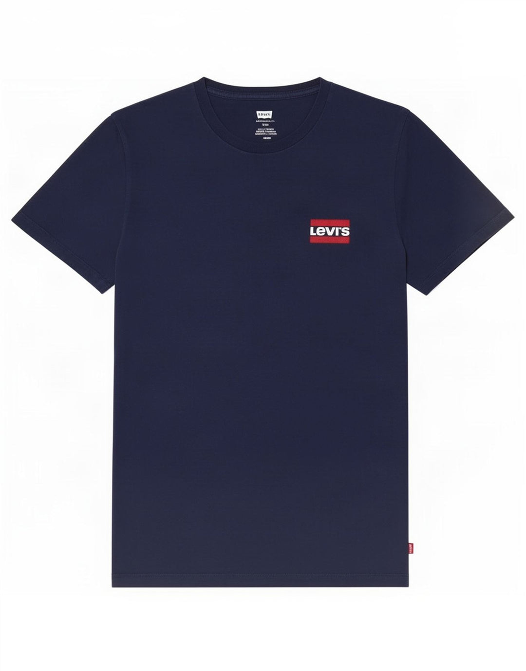 Levi's Herre Slim T-Shirt Top Medium Marineblå Bomuld