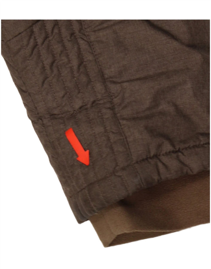 Jack Wolfskin Dame Hætte Polstret Frakke UK 18/20 XL Beige Polyester