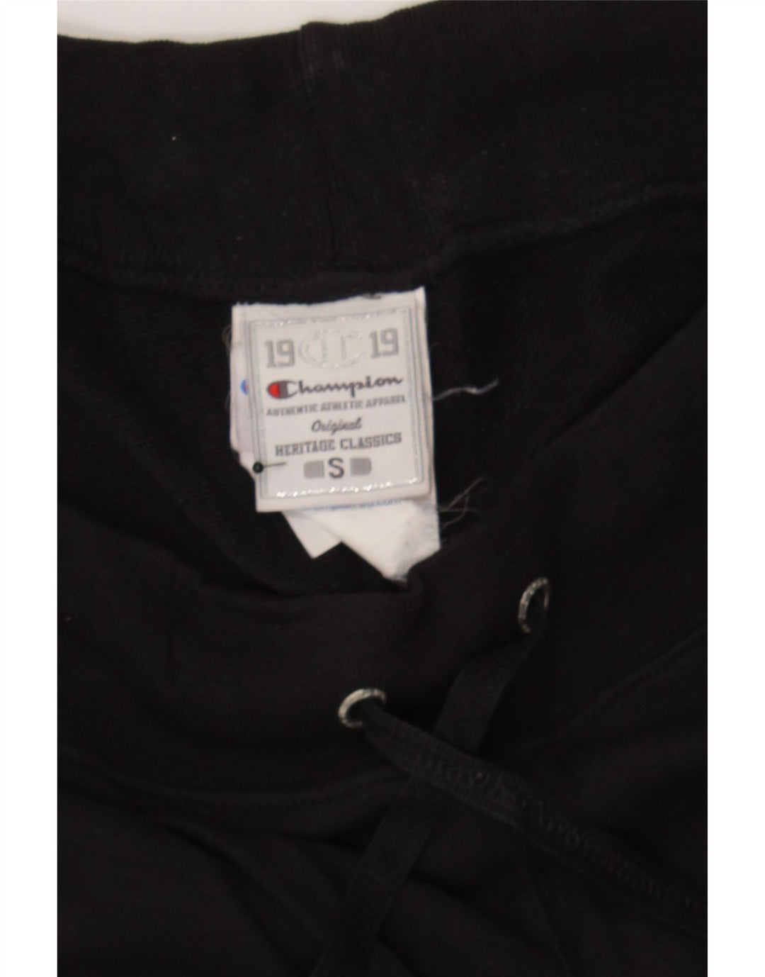 CHAMPION Womens Tracksuit Trousers UK 10 Small Black Cotton Vintage Champion and Second-Hand Champion from Messina Hembry 