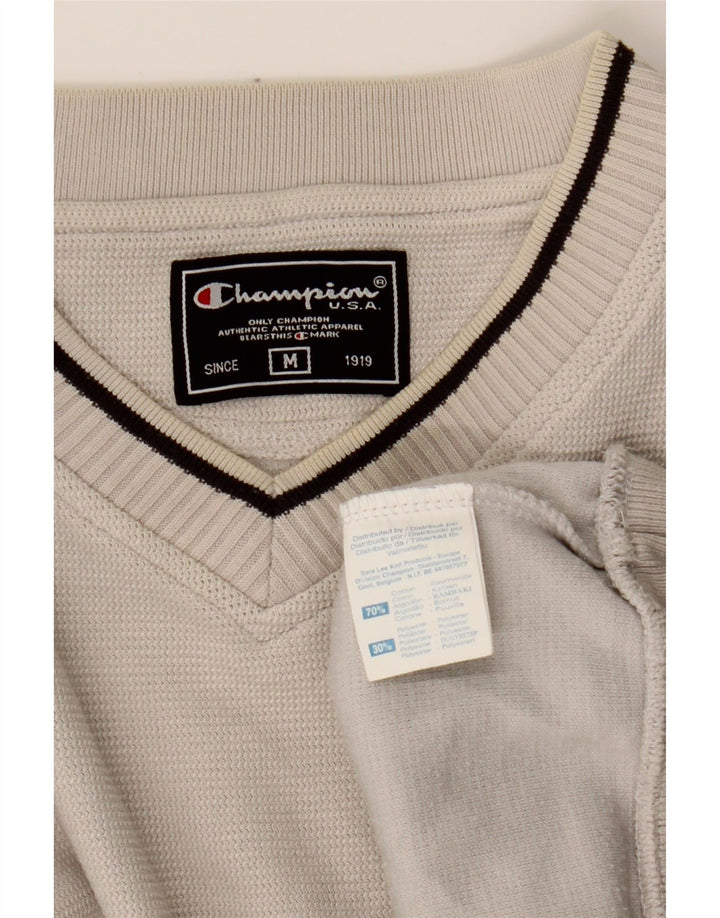 CHAMPION Mens Sweatshirt Jumper Medium Grey Cotton