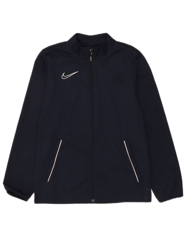 Nike drenge Dri Fit træningsdragt topjakke 12-13 år Stor marineblå
