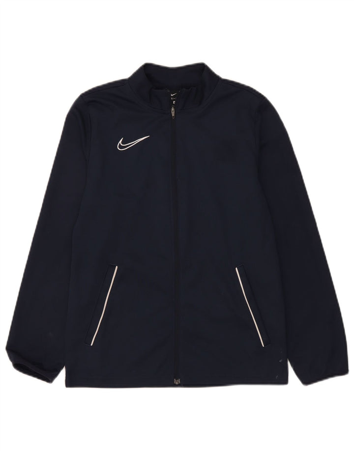 Nike drenge Dri Fit træningsdragt topjakke 12-13 år Stor marineblå
