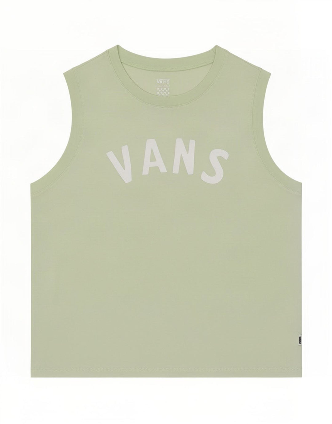 Vans Dame Grafisk Vest Top UK 12 Medium Green