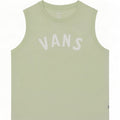 Vans Dame Grafisk Vest Top UK 12 Medium Green