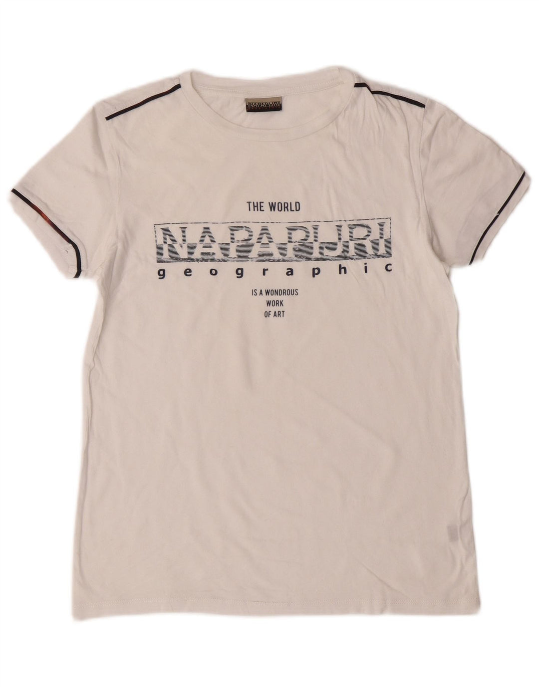 NAPAPIJRI Boys Graphic T-Shirt Top 11-12 Years White