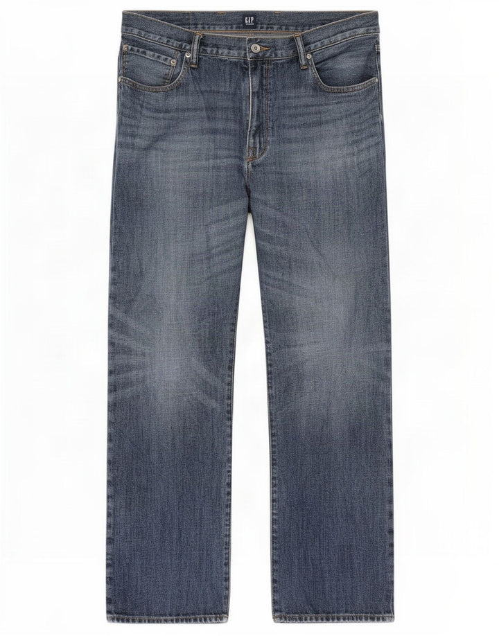 Gap Straight Jeans til mænd W36 L32 blå bomuld
