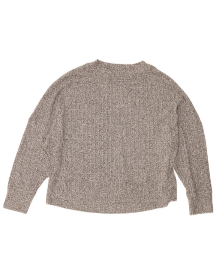 Marks & Spencer Dame sweater med rund hals DK 10 Small Grey Flecked