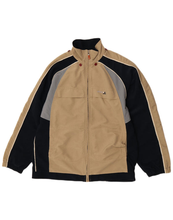 Brugi Herre Corduroy Jacket UK 40 Large Beige Colourblock Polyester