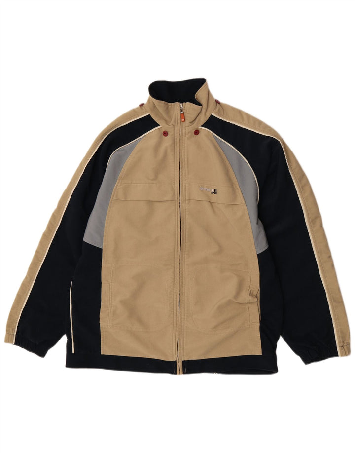 Brugi Herre Corduroy Jacket UK 40 Large Beige Colourblock Polyester