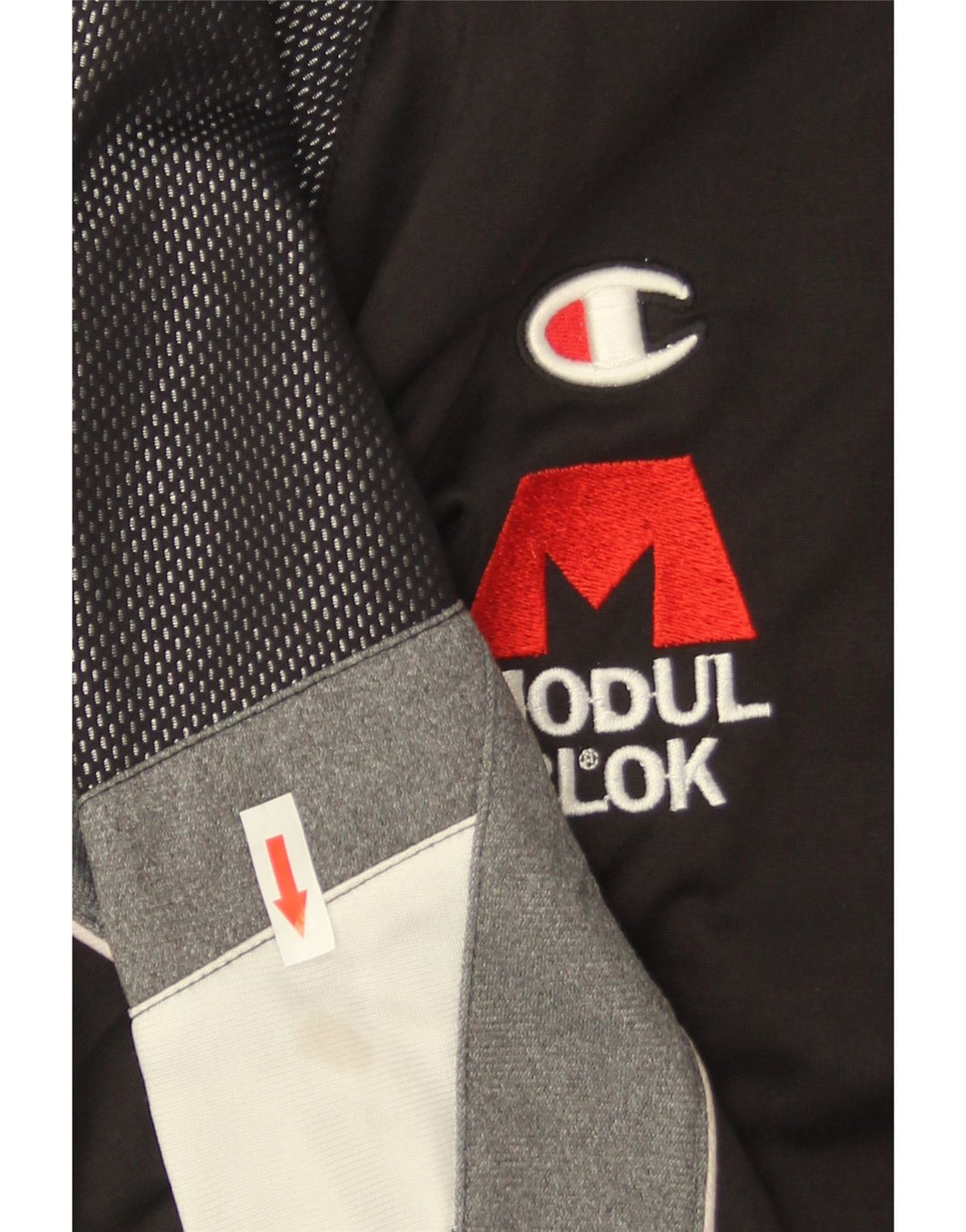 Champion Herre grafisk træningsdragt Topjakke Medium Sort Colourblock