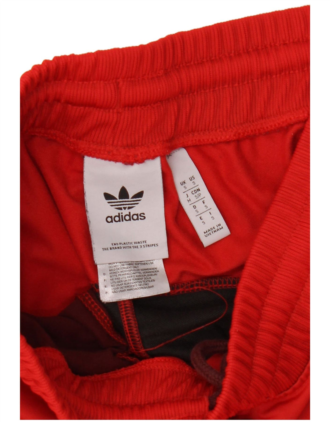 Adidas Træningsdragtsbukser til mænd Small Red Colourblock Polyester