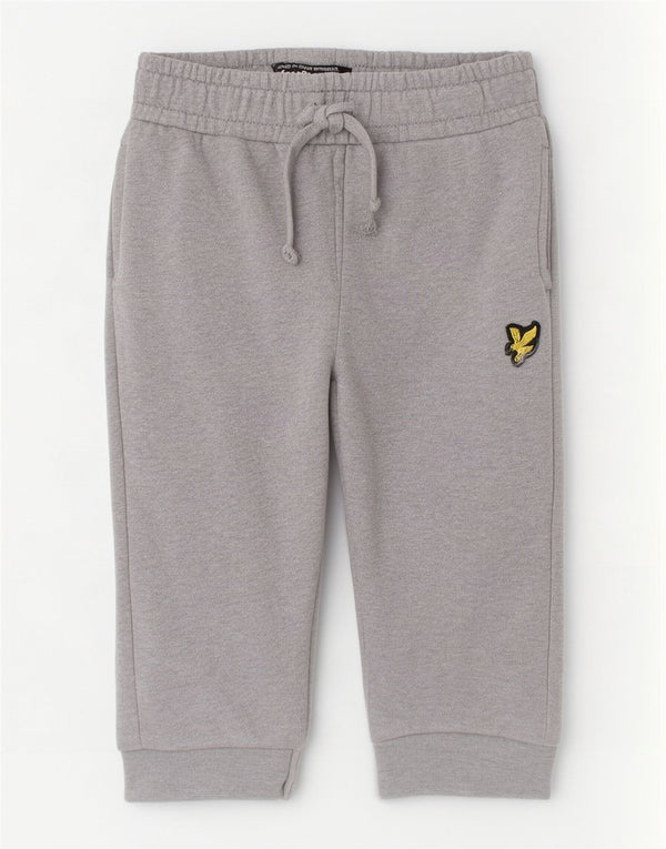 Lyle & Scott Baby Boys Joggers træningsdragt bukser 12-18 måneder Grå bomuld