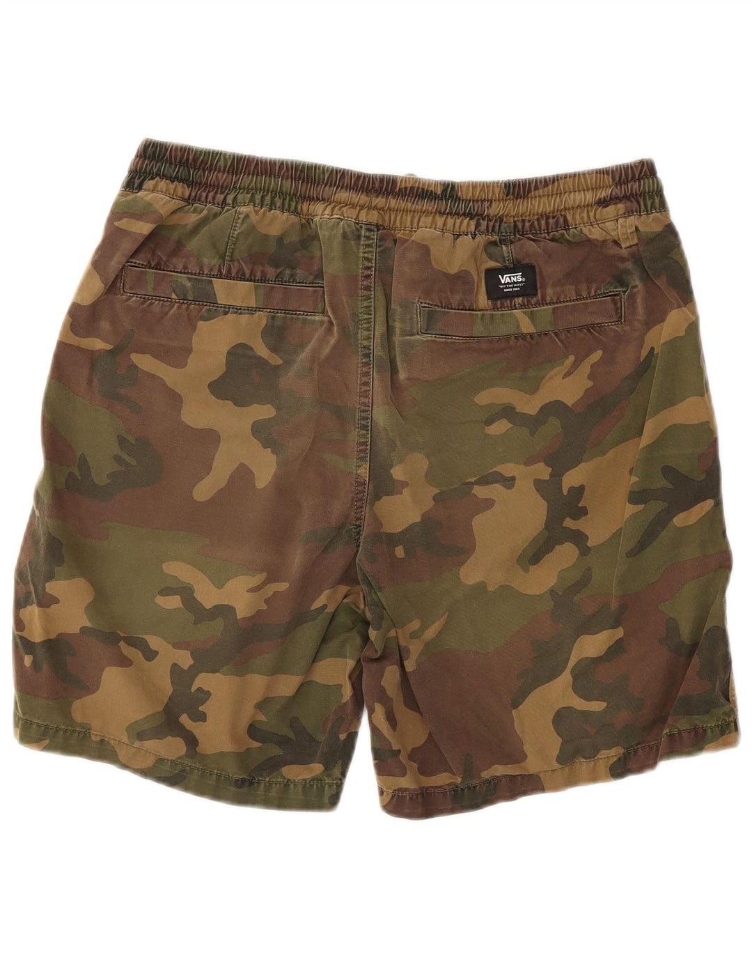 VANS Herre Chino Shorts Medium W30 Khaki Camouflage Bomuld