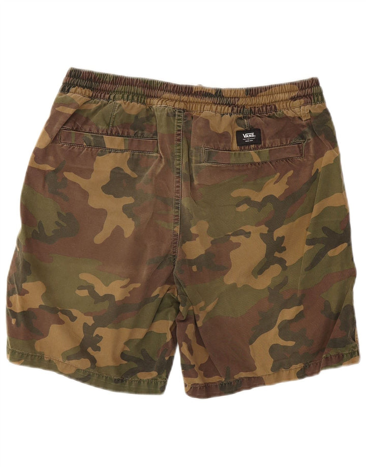 VANS Herre Chino Shorts Medium W30 Khaki Camouflage Bomuld