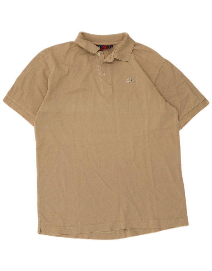 Kappa herre poloshirt Medium beige bomuld