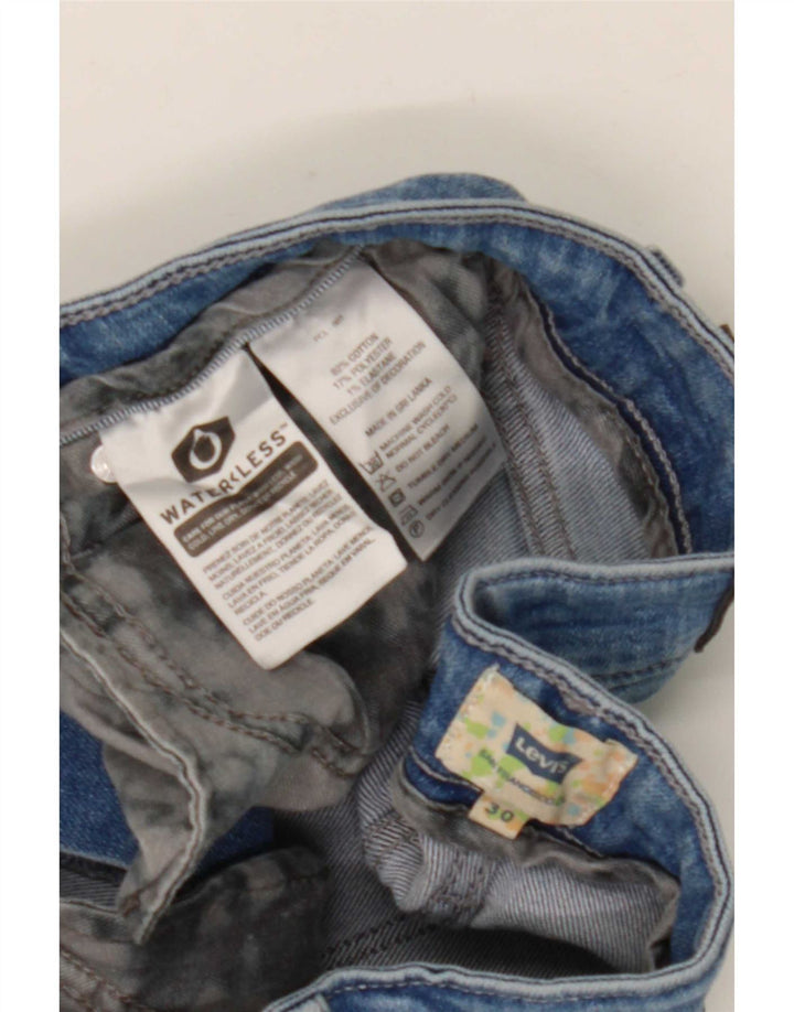 Levi's Womens Cropped Jeans W30 L25 blå bomuld