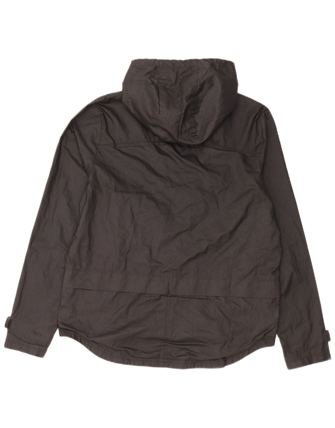 Nike Regnjakke med hætte til kvinder UK 14 Medium Sort Polyester