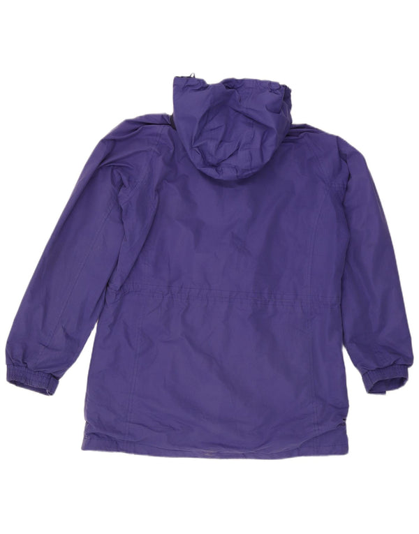 Mountain Warehouse Dame Regnfrakke med hætte UK 14 Stor lilla polyester