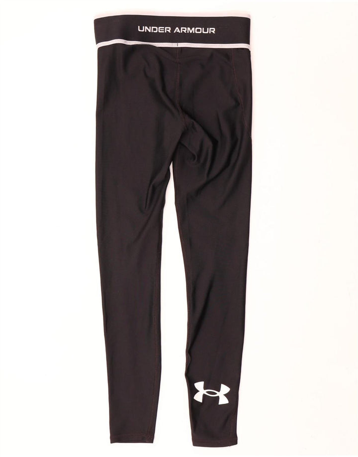 Under Armour Grafiske Leggings til kvinder UK 10 Lille Sort