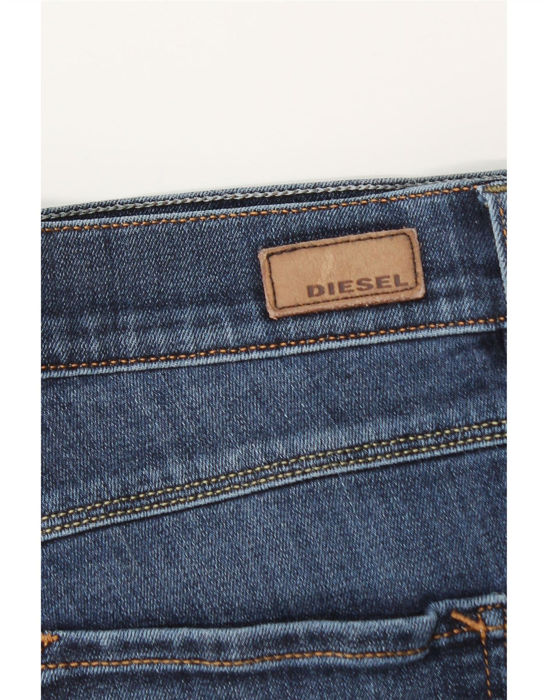 Diesel Dame Slim Jeans W29 L29 Blå Bomuld