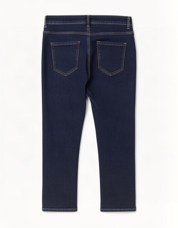 Marks & Spencer Dame The Carrie Cropped Jeans UK 18 XL W40 L21 Blå