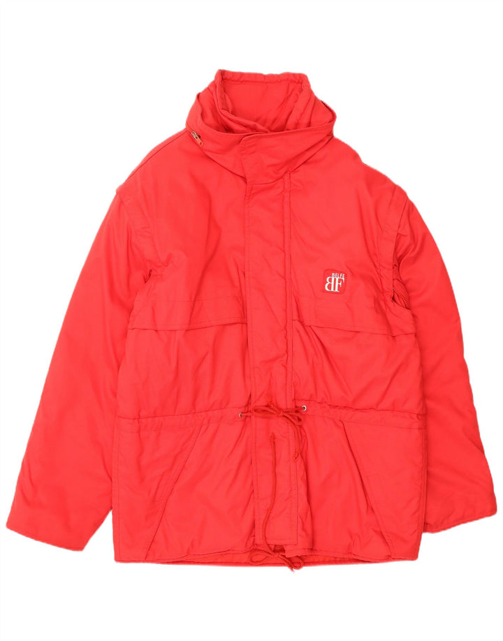 Belfe & Belfe Herre Loose Fit Polstret Jakke UK 36 Small Red