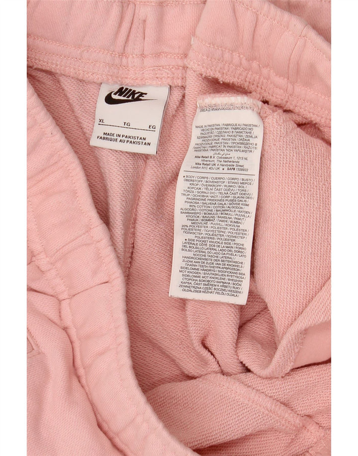 Nike Herre grafiske sportsshorts XL Pink bomuld