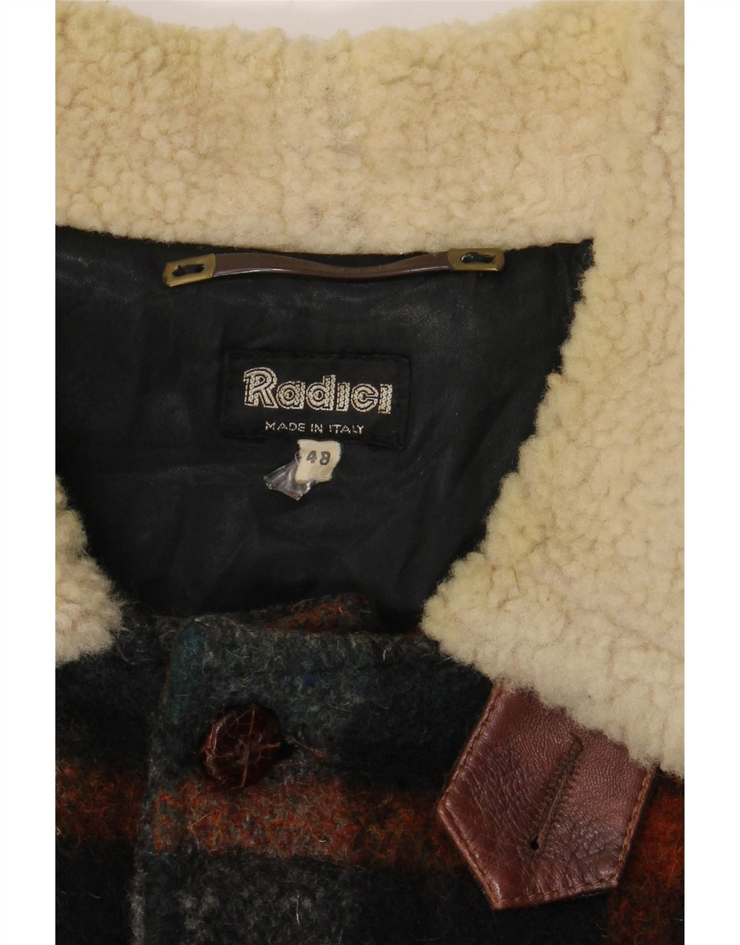 Radici Herre Overfrakke IT 48 Medium Flerfarvet Ternet