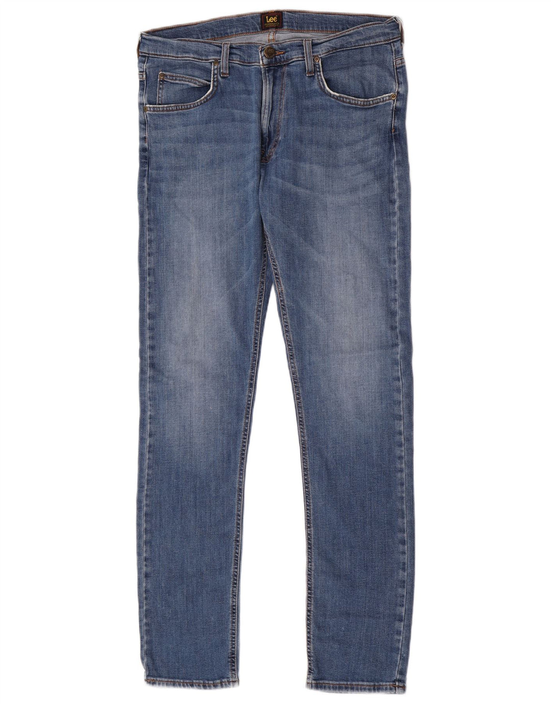 Lee Herre Luke Slim Jeans W32 L34 Blå Bomuld