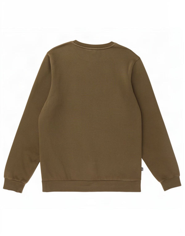 Puma Mens Graphic Sweatshirt Jumper Medium Khaki Cotton