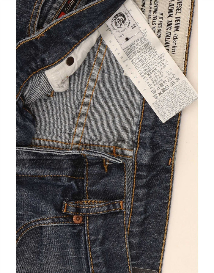 Diesel Herre Slim Jeans W32 L30 Navy Blue Lyocell