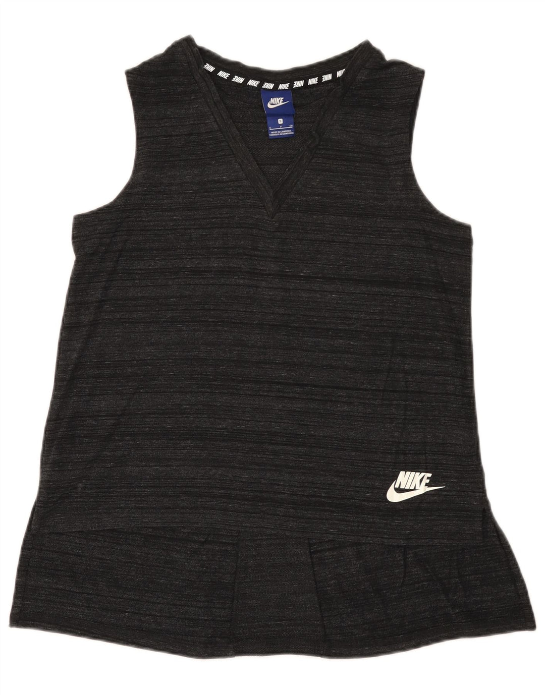 Nike Damevest Top UK 10 Small Grey Flecked