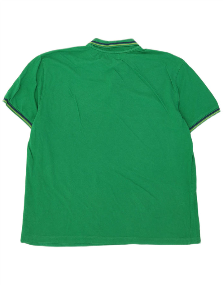 Kappa Polo Shirt til mænd 3XL Grøn Stribet