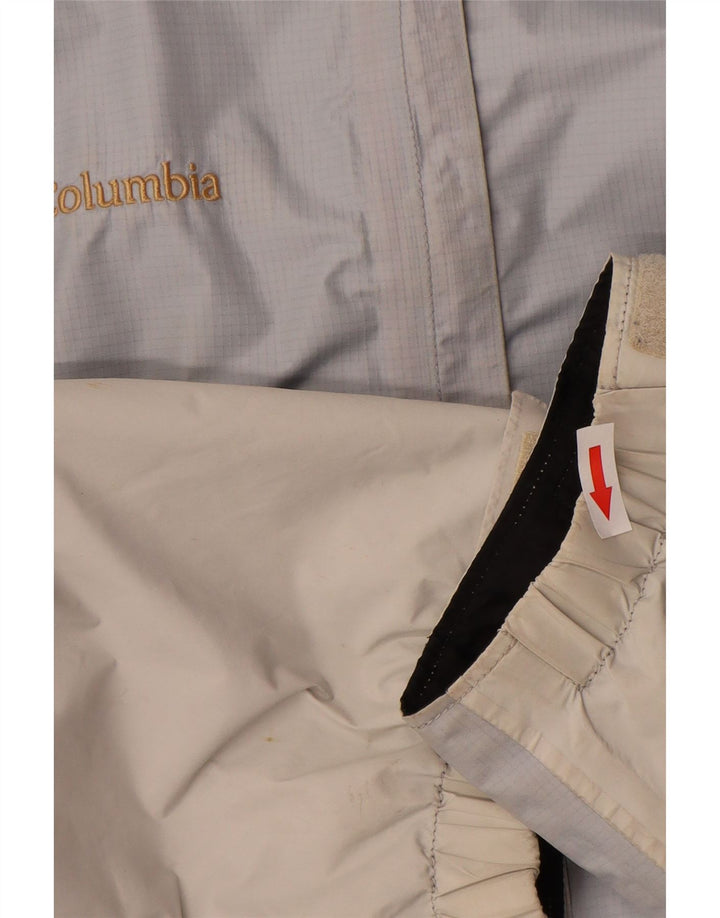 Columbia Regnjakke med hætte til kvinder UK 10 Small White