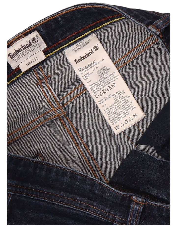 Timberland Slim Jeans til mænd W29 L32 Marineblå bomuld