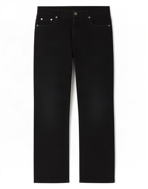 Levi's Boys Straight Jeans 13-14 år W28 L26 Sort Bomuld