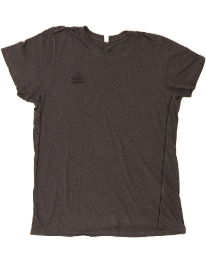 ADIDAS Mens T-Shirt Top Large Grey Cotton Vintage Adidas and Second-Hand Adidas from Messina Hembry 