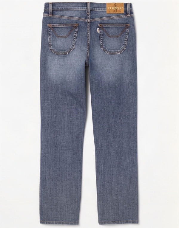 Jeckerson Womens Straight Jeans W28 L28 Blue Cotton
