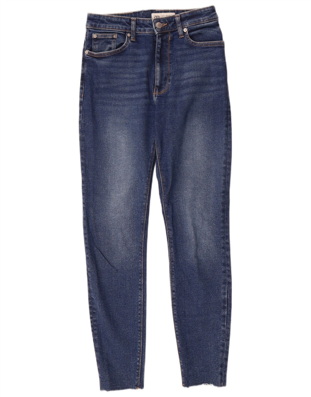 Zara Dame Skinny Jeans EU 40 Medium W30 L28 Blå
