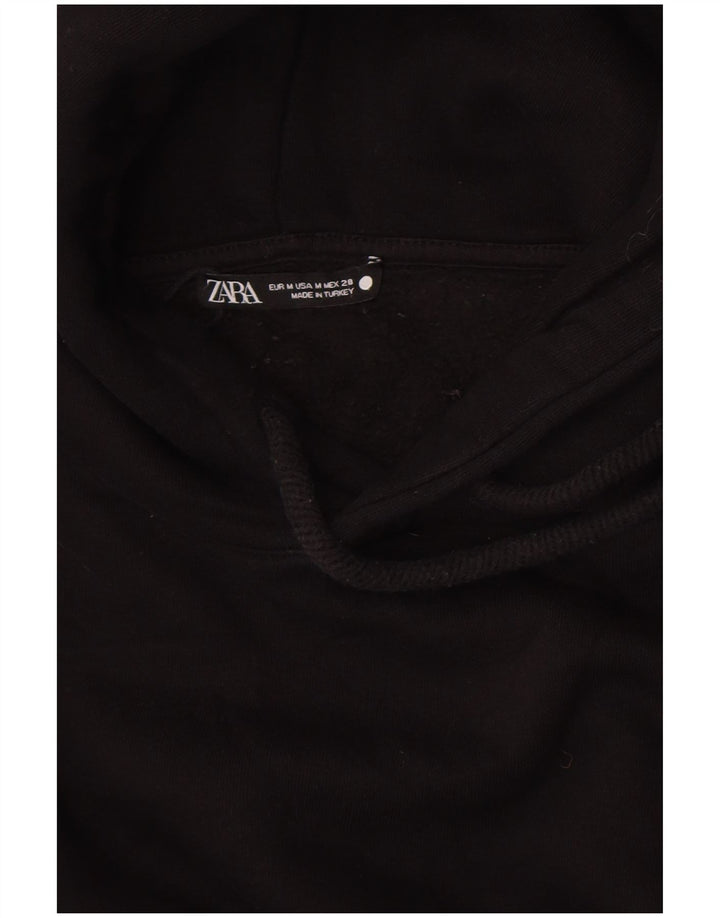 Zara Dame Oversized Hoodie Jumper UK 14 Medium Sort