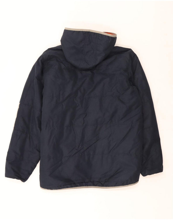 Adidas hættejakke til drenge 15-16 år marineblå polyester